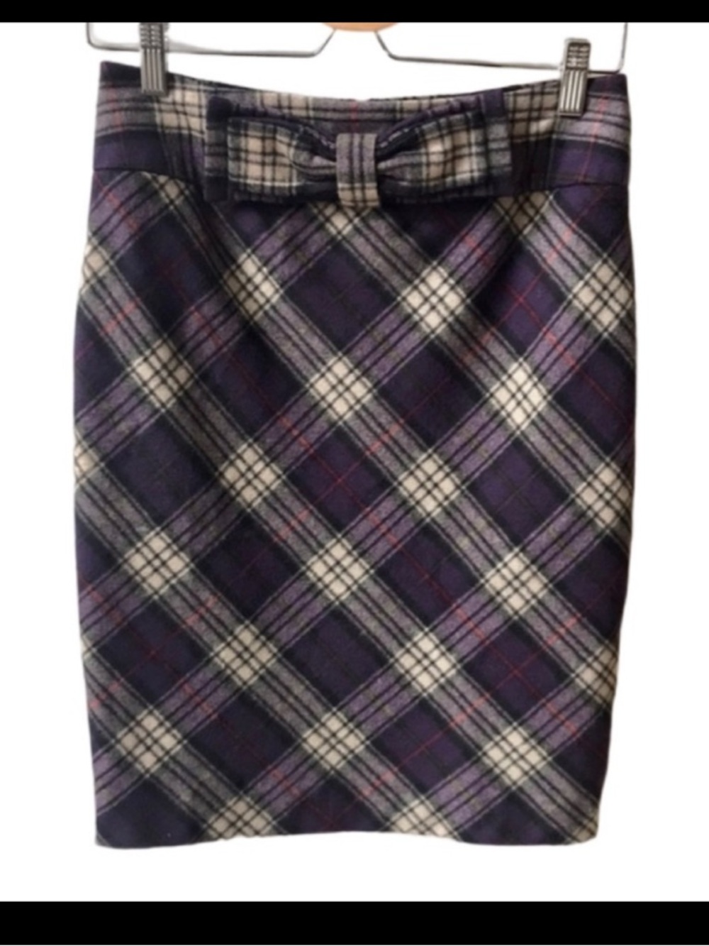 Ted Baker London Wool Blend Swankie Skirt with Bow